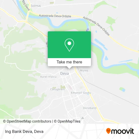 Ing Bank Deva map