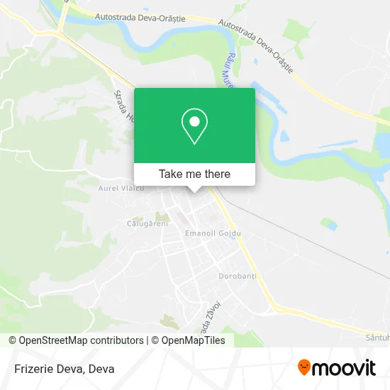 Frizerie Deva map