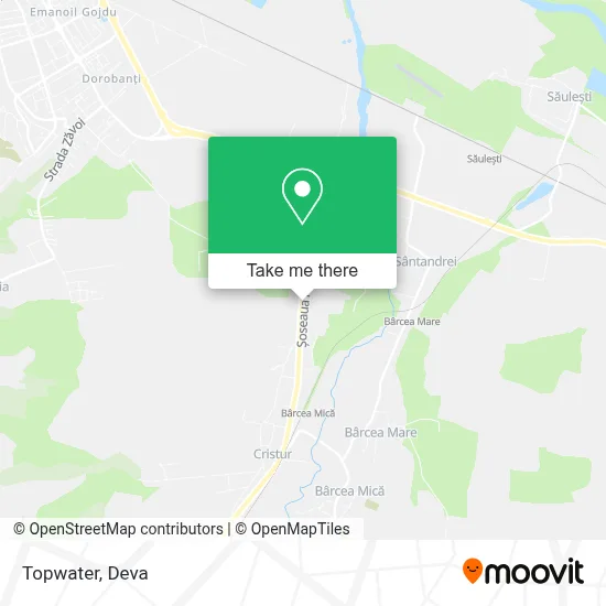 Topwater map
