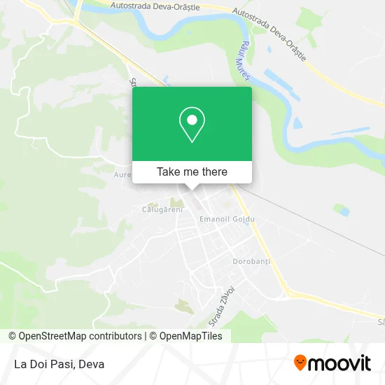 La Doi Pasi map