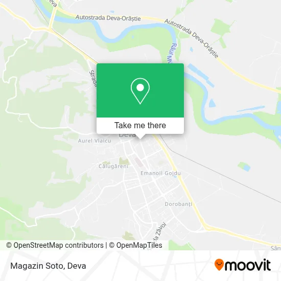Magazin Soto map