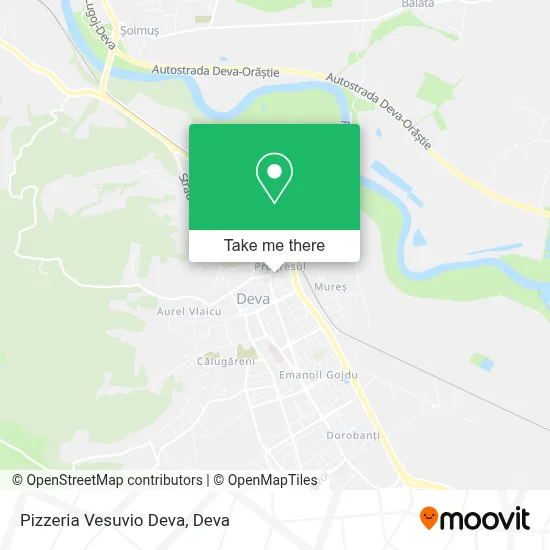 Pizzeria Vesuvio Deva map