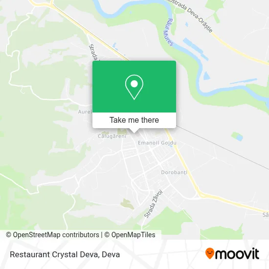 Restaurant Crystal Deva map