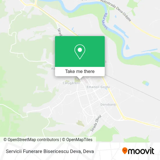Servicii Funerare Bisericescu Deva map