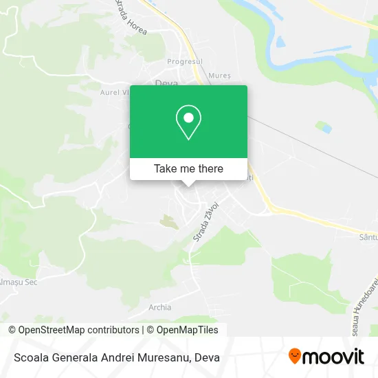Scoala Generala Andrei Muresanu map