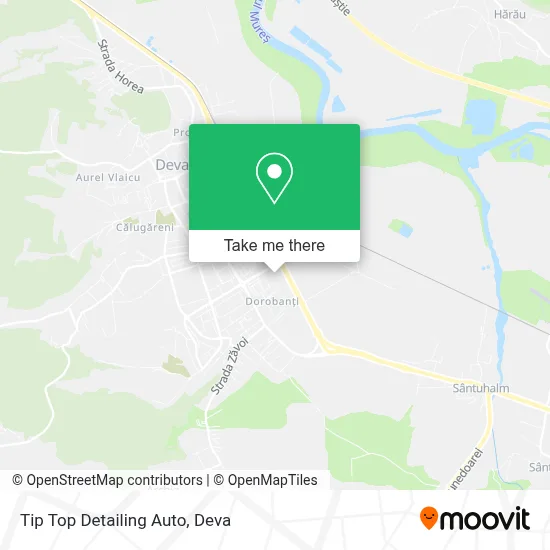 Tip Top Detailing Auto map
