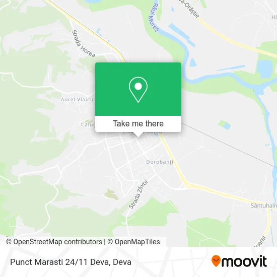 Punct Marasti 24/11 Deva map