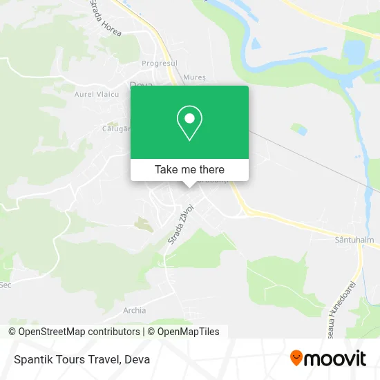Spantik Tours Travel map