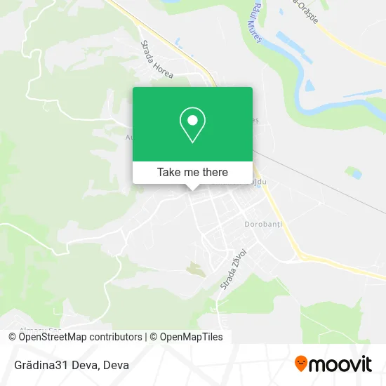 Grădina31 Deva map