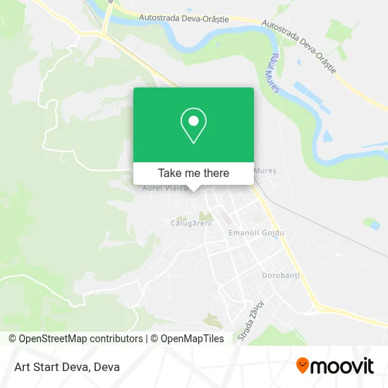Art Start Deva map