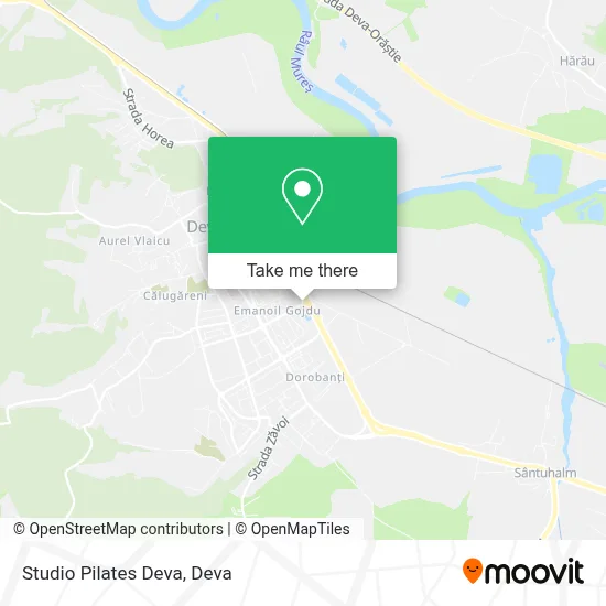 Studio Pilates Deva map