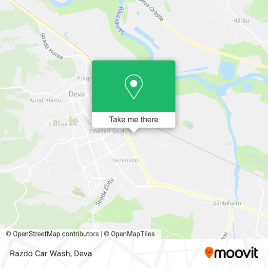 Razdo Car Wash map