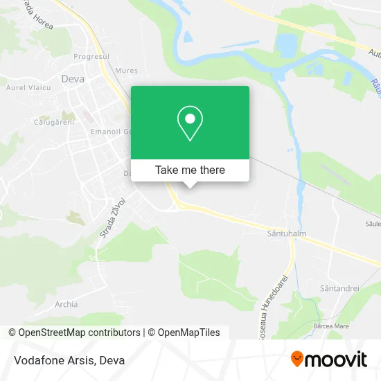 Vodafone Arsis map