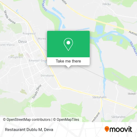 Restaurant Dublu M map