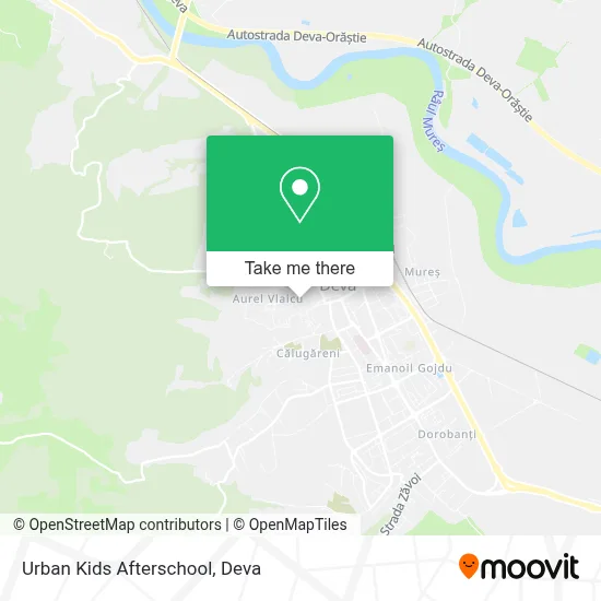 Urban Kids Afterschool map
