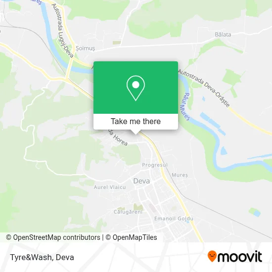 Tyre&Wash map