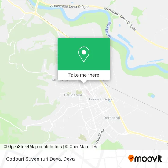 Cadouri Suveniruri Deva map