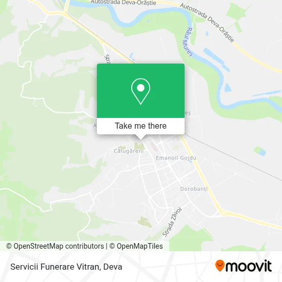 Servicii Funerare Vitran map