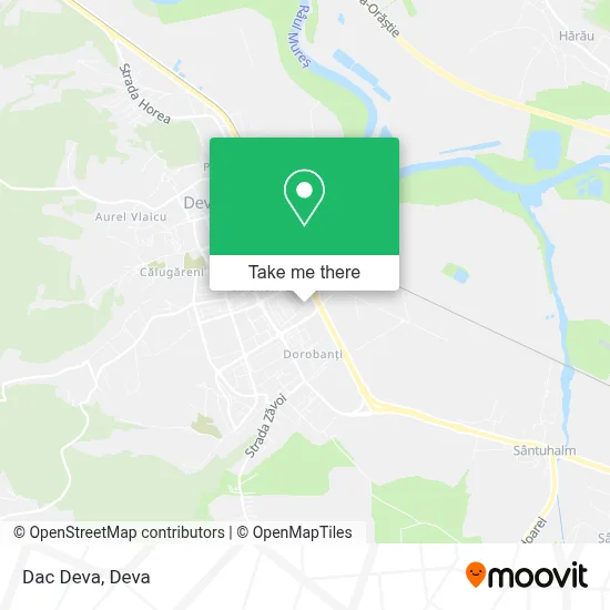 Dac Deva map