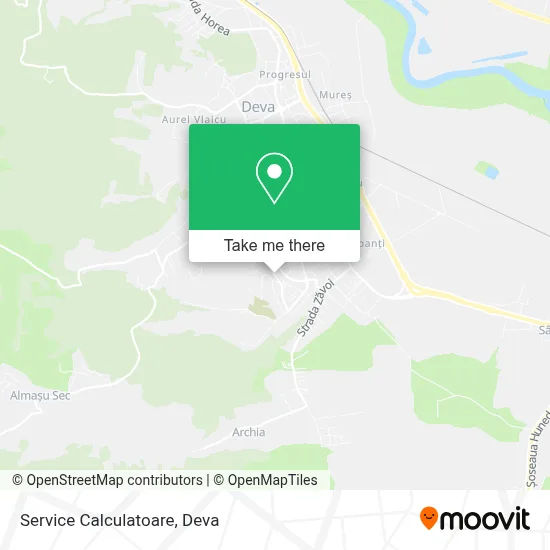 Service Calculatoare map