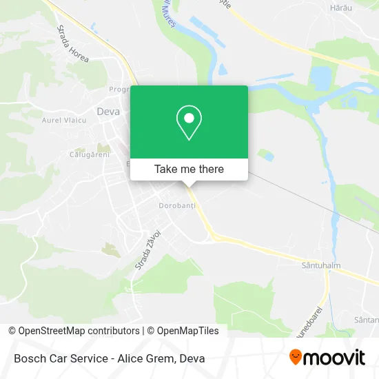 Bosch Car Service - Alice Grem map