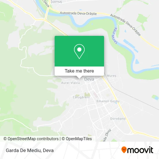 Garda De Mediu map