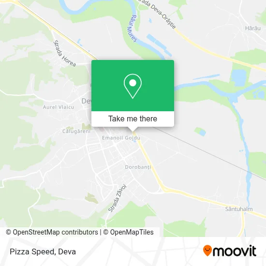 Pizza Speed map