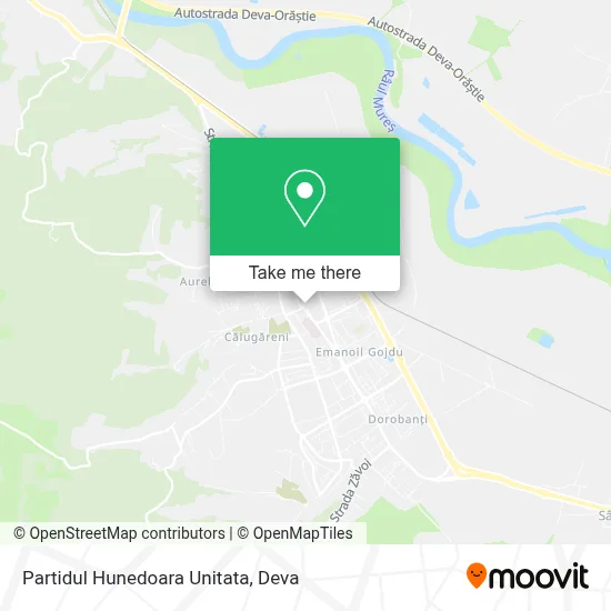 Partidul Hunedoara Unitata map