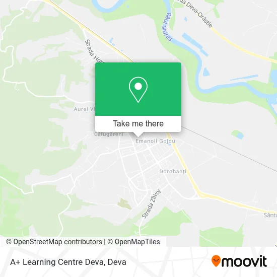 A+ Learning Centre Deva map