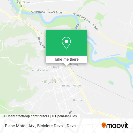 Piese Moto , Atv , Biciclete Deva . map