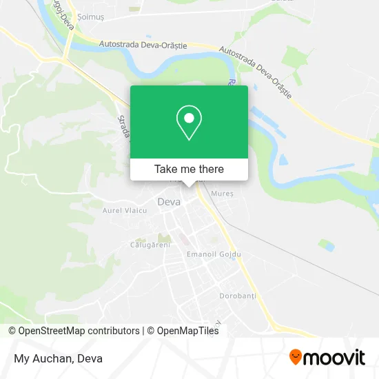 My Auchan map