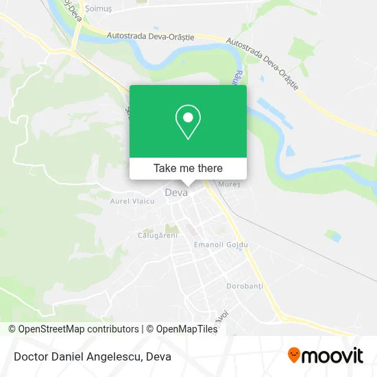 Doctor Daniel Angelescu map