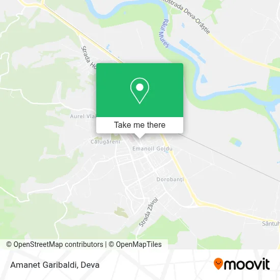 Amanet Garibaldi map