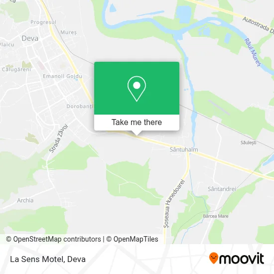 La Sens Motel map
