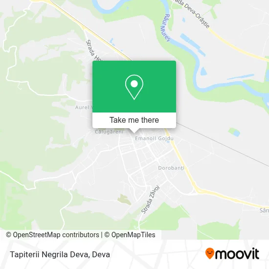 Tapiterii Negrila Deva map
