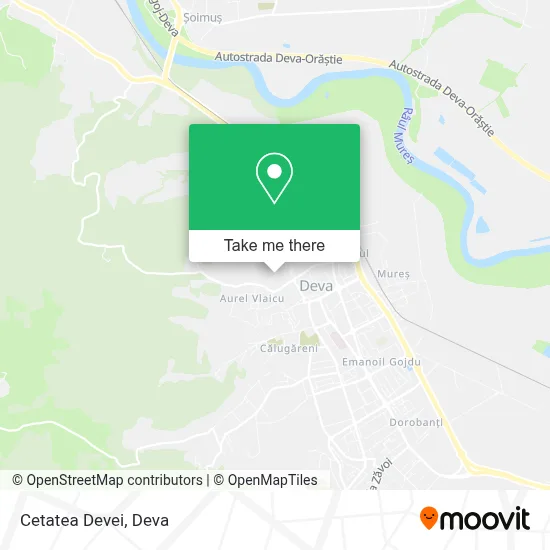 Cetatea Devei map