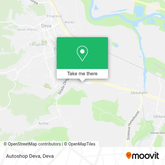 Autoshop Deva map