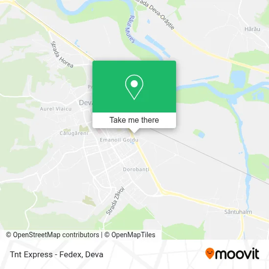 Tnt Express - Fedex map