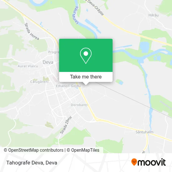 Tahografe Deva map