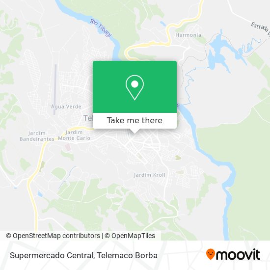 Supermercado Central map