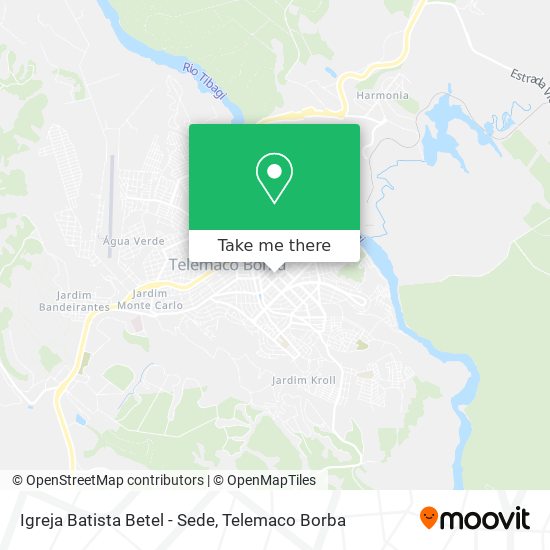 Igreja Batista Betel - Sede map