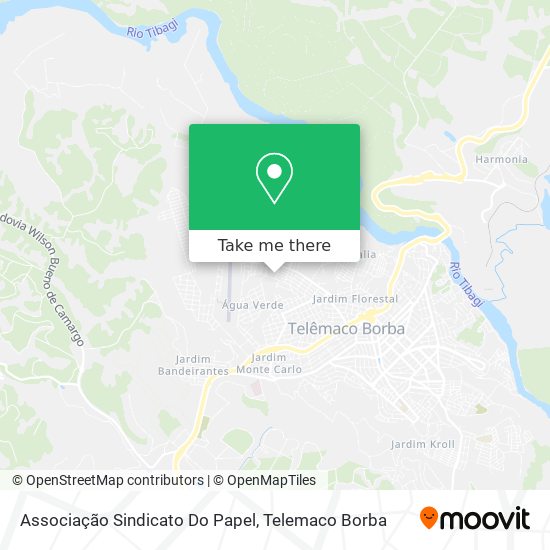 Associação Sindicato Do Papel map
