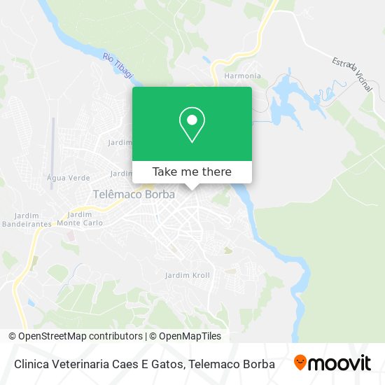 Clinica Veterinaria Caes E Gatos map