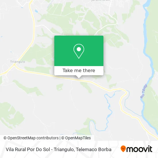 Vila Rural Por Do Sol - Triangulo map