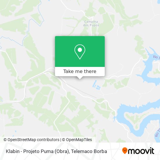 Mapa Klabin - Projeto Puma (Obra)