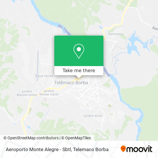 Aeroporto Monte Alegre - Sbtl map