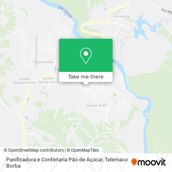 Panificadora e Confeitaria Pão de Açúcar map