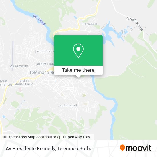 Av Presidente Kennedy map
