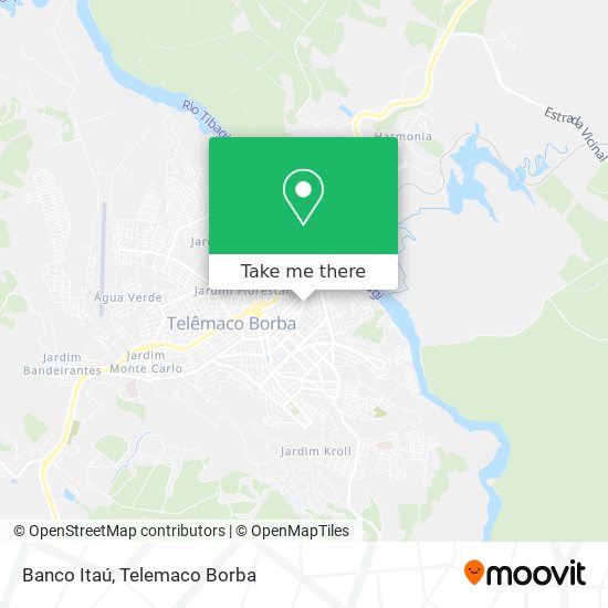 Banco Itaú map