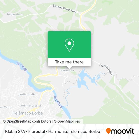 Klabin S / A - Florestal - Harmonia map